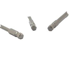 Punta de Destornillador Tipo U Shaowei, Vástago Hexagonal de 1/4 Pulgada, Portabrocas de Cambio Rápido, Acabado Plateado, para Uso en Construcción - Product Image 2