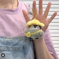 Jouets en peluche kawaii, mini pingouins mignons, porte-clés en peluche, petit pendentif pingouin pour la décoration des sacs des filles, porte-clés en peluche
