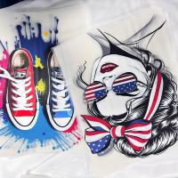 Service d'impression numérique personnalisé, transferts DTF pour vêtements, transferts thermiques en plastisol PET pour t-shirts, autocollants lavables et durables