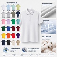 Kledingstukken met aangepast logo, poloshirts voor heren en dames, premium 100% gekamd katoen, private label, bedrijfsuniform, OEM, ODM, golf poloshirts, groothandel
