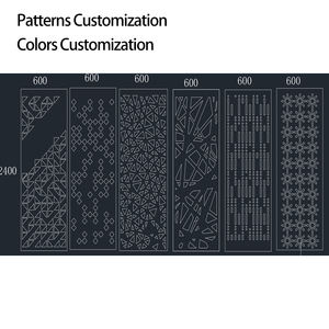 Séparateur d'espace personnalisé en PET de style artistique cloisons de bureau barrières antibruit suspendues au sol pour la Division des espaces de bureau - Product Image 6