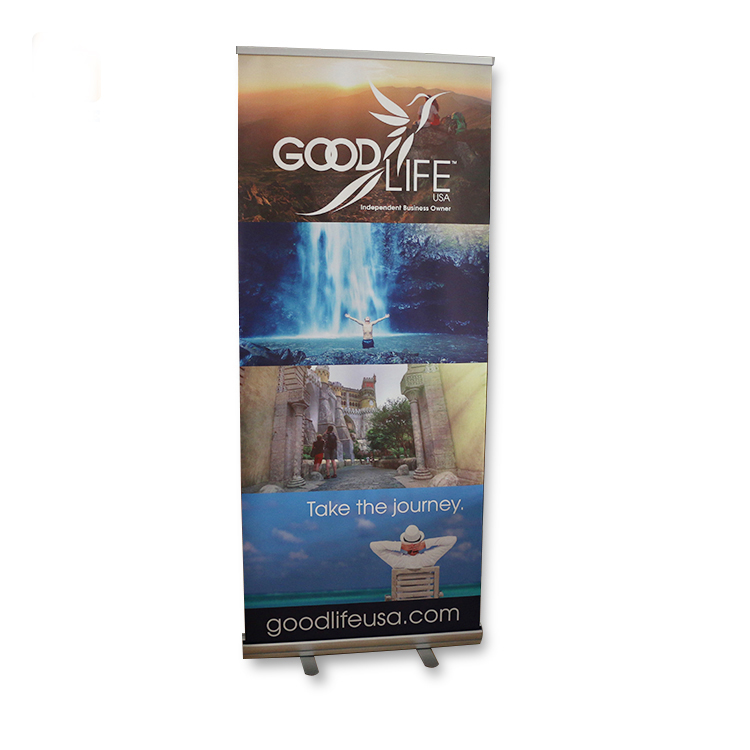 Выдвижная подставка для баннера 40x79 дюймов или выдвижной баннер нестандартного размера