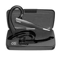 YYK525 Earpiece tunggal kualitas tinggi 2024 Earphone Stereo Earhook mode dengan Logo kustom untuk mengemudi