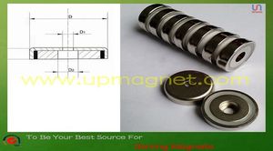 강력한 NdFeB 장착형 네오디뮴 자석 후크 원형 낚시용 네오디뮴 자석 나사 포함 - Product Image 3