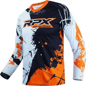 Maillot de motocross personnalisé à manches longues pour garçons et filles, respirant, séchage rapide, léger, pour la montagne - Product Image 1
