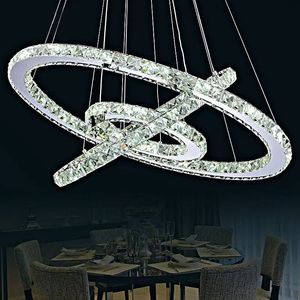Lustre moderne à anneau intelligent Lampe en cristal Mobilier d'intérieur Lustre <span class=keywords><strong>Halo</strong></span> Lampe décorative - Product Image 5
