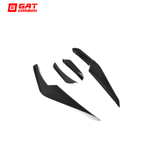 Lame de spoiler avant en fibre de carbone sèche style <span class=keywords><strong>KB</strong></span> pour pare-chocs avant BMW G80 M3 G82 G83 M4 2021-IN - Product Image 3