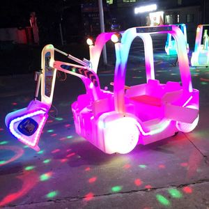 Nouveau modèle 2026 : Voiture de manège électrique double pour enfants, type excavatrice, pour usage commercial extérieur, à batterie - Product Image 5