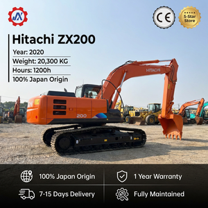 รถขุดตีนตะขาบฮิตาชิ ZX200 มือสองราคาถูกจากญี่ปุ่น ขนาด 20 ตัน พร้อมบุ้งกี๋ขุด - Product Image 2