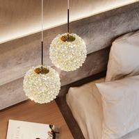 Lustre LED moderne en forme de boule de cristal, design luxueux pour escalier, suspension lumineuse, décoration moderne pour la maison, luminaire pour hall d'entrée et salon