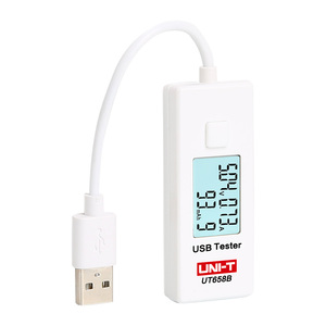 เครื่องทดสอบ USB รุ่น Uni-t Ut658b ของแท้ ใช้สำหรับตรวจสอบเครื่องชาร์จและแหล่งจ่ายไฟแบบพกพาของผลิตภัณฑ์อิเล็กทรอนิกส์ - Product Image 2