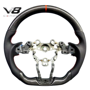 Volant en fibre de carbone véritable V8carbon pour <span class=keywords><strong>V8</strong></span> Vantage, accessoires de voiture, pièces automobiles, modification, style sport racing, personnalisé - Product Image 3