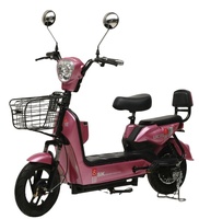 Vélo électrique léger et élégant, vélo de ville, 3 vitesses, acier au carbone, frein à tambour sans balais, 48V