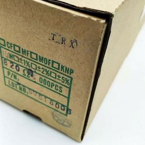 Manufacturer Direct MF1/4W-820ohm1% T52 1/4W Resistors Metal Film Resistors 820ohm 1% 1/4W - Product Image 1