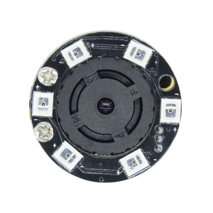 Módulos de cámara integrados de reconocimiento de alta velocidad de 2MP Exposición global Tablero de luz de visión nocturna infrarroja Tubos de agujeros circulares Negro - Product Image 4