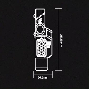 Briquets torche au butane rechargeables en gros, têtes rotatives, coupe-vent, pour bougies, cheminées, grils <span class=keywords><strong>de</strong></span> camping, mini-briquets multifonctionnels - Product Image 6