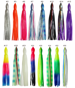 Mồi câu cá bằng nhựa mềm, sử dụng váy mực giả thay thế, mồi câu mực giả - Product Image 4