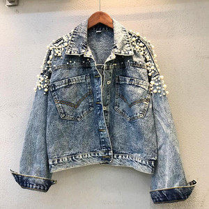 Perfect Wholesale pearl denim jacket to 