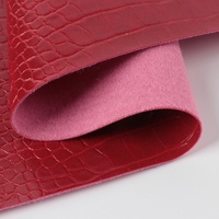 Cuir synthétique PVC de 1,0 mm d'épaisseur, imprimé animal, résistant à l'abrasion, sacs à main