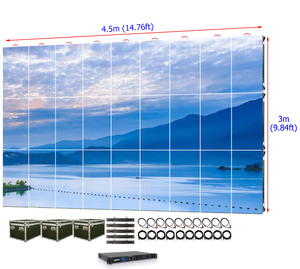 Ngoài trời cho thuê Màn hình LED p4.81 10x15ft IP65 với hình ảnh động cho chương trình âm nhạc nền - Product Image 4