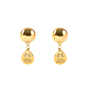 Pendientes de Moda, Acero Inoxidable 316L, Baño de Oro PVD, Sostenibles y Resistentes - Product Image 2