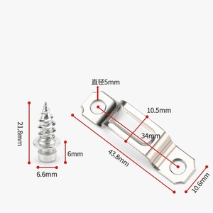 full-through and half-through <b>sliding</b> fasteners Invisible two-in-one furniture connectors hidden mother-and-child fasteners - Product Image 2