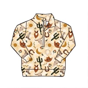 Top Personalizado con Logotipo Bordado, Diseño Libre, Cuello Redondo, Suave y Holgado para Bebés Niñas - Product Image 2