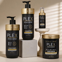 Kit de Soins Capillaires Style Tree : Shampooing Réparateur, Masque Hydratant Profond, Sérum Anti-Décoloration et Lissant pour Cheveux Brûlés ou Surdécolorés