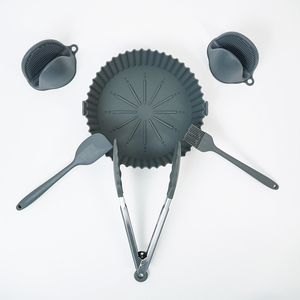 Juego <span class=keywords><strong>de</strong></span> accesorios <span class=keywords><strong>de</strong></span> cocina multifuncional con divisor y pinza <span class=keywords><strong>de</strong></span> silicona para freidora <span class=keywords><strong>de</strong></span> aire - Product Image 2