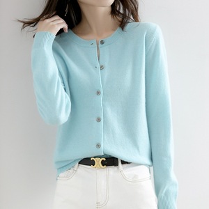 2024 Elegant Custom OEM&amp; ODM Manufacturer Long Sleeve Girls Cardigan <strong>Knitted</strong> Women <strong>Sweaters</strong> - Product Image 2
