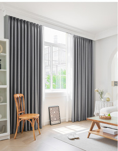 Blackout <b>Curtains</b> & Drapes Sun Protection Insulation <b>Hook</b> Bay Window Printed Flame Retardant 100% Polyester Valance for Hospital - Product Image 6
