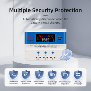 30A/40A 12V/24V 자동 전환 PWM 태양광 충전 컨트롤러 LCD 디스플레이 포함 - Product Image 4