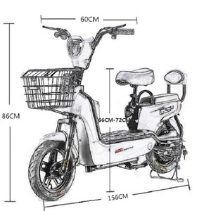 Vélo électrique chinois en promotion 350W 48V 12A / Bicicleta Eléctrica - Product Image 2