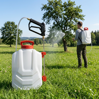 Pulvérisateur électrique à dos automatique 15L en PE, haute pression, rechargeable 20V, batterie longue durée, pompe agricole pour jardin et ferme >10M