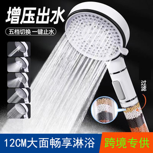 Cabezal de Ducha Filtrante Royal Stan de Panel Grande de 12 cm, Portátil, con Cinco Niveles de Filtración para una Purificación Profunda - Product Image 5