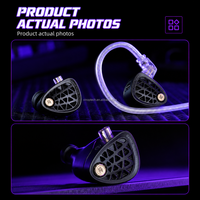 Écouteurs audio KZ Phantom, 1DD Dynamic Driver, HiFi stéréo intra-auriculaires, 41Ω, 128dB, 20-40000Hz, filaires, 3,5 mm, type C, équipement musical