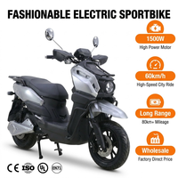 Vélo Électrique Urbain 1500W, Moto Sportive, Cyclomoteur Électrique, Moto Électrique, Vente en Gros, Longue Autonomie, Tendance, Offre Spéciale pour Adultes