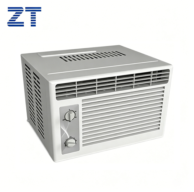 5000 BTU Electric Window-Mounted Air Conditioner Cools 150 Sq. Ft. Quiet Operation Temperature Control 2 Fan Speeds Auto Class