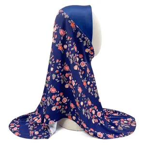 Wholesale Good Quality Custom Sarima Printing Flower Muslim Instant Sarima Hijab Scarf For Women