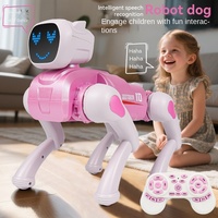 Perro Robot Inteligente X1AI con Expresiones Faciales LED, Control por Voz, Programable, Modelo Eléctrico de Plástico, Juguete para Mayores de 14 Años