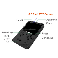 Consola de Juegos Retro FC 168 en 1 Plus con Pantalla de 3 Pulgadas, 8 GB de Memoria, Mini Consola Portátil Familiar para Niños, Reproductor de Videojuegos FC168