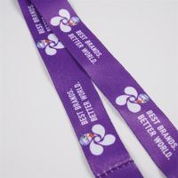 CH Wholesale Sublimation Printing Polyester Lanyards With Logo Custom Certification Keychain OEM ODM ECO Promotion Event Gifts