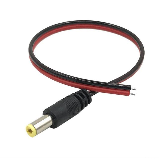 DC5525 5521 Plug Connector DC Connector 5521 5525 DC Jack Power Connector with Cable