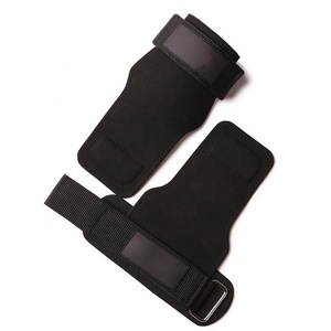 แผ่นรองฝ่ามือหนังสองชั้น CZFIT หนา 4 มม. แบบมีแถบตีนตุ๊กแก กันลื่น ทนทานต่อการสึกหรอ เป็นมิตรกับสิ่งแวดล้อม สำหรับยกน้ำหนัก (ขายส่ง) - Product Image 1