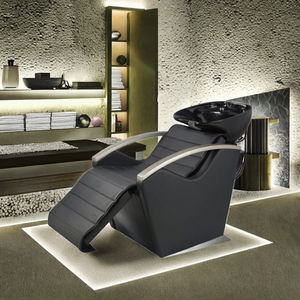 Cuenco y silla de champú ajustable de diseño moderno superventas de elevación de piernas manual muebles de peluquería portátiles a un precio económico - Product Image 4