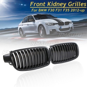 1 Paire de Grilles de Calandre Avant en Fibre de Carbone pour BMW Série 3 F30 F31 F35 2012-2018, Accessoires de Style Automobile - Product Image 2