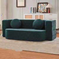 Sofá Cama Comprimido al Vacío para Sala de Estar, Apartamento, Dormitorio, Relajación, Sofá Modular Reclinable Plegable de Doble Uso
