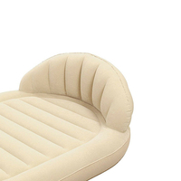 Canapé-lit gonflable moderne et portable de haute qualité avec design floqué, matelas pneumatique pour chambre à coucher et salon