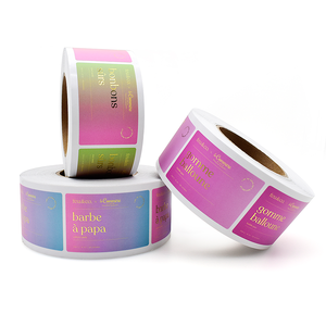 Dongguan الشركة المصنعة للطباعة العلامة التجارية للماء لاصق مطفي مادة الفينيل ملصق مخصص لفة - Product Image 3