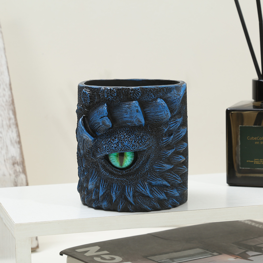 Longan flowerpot (blue)